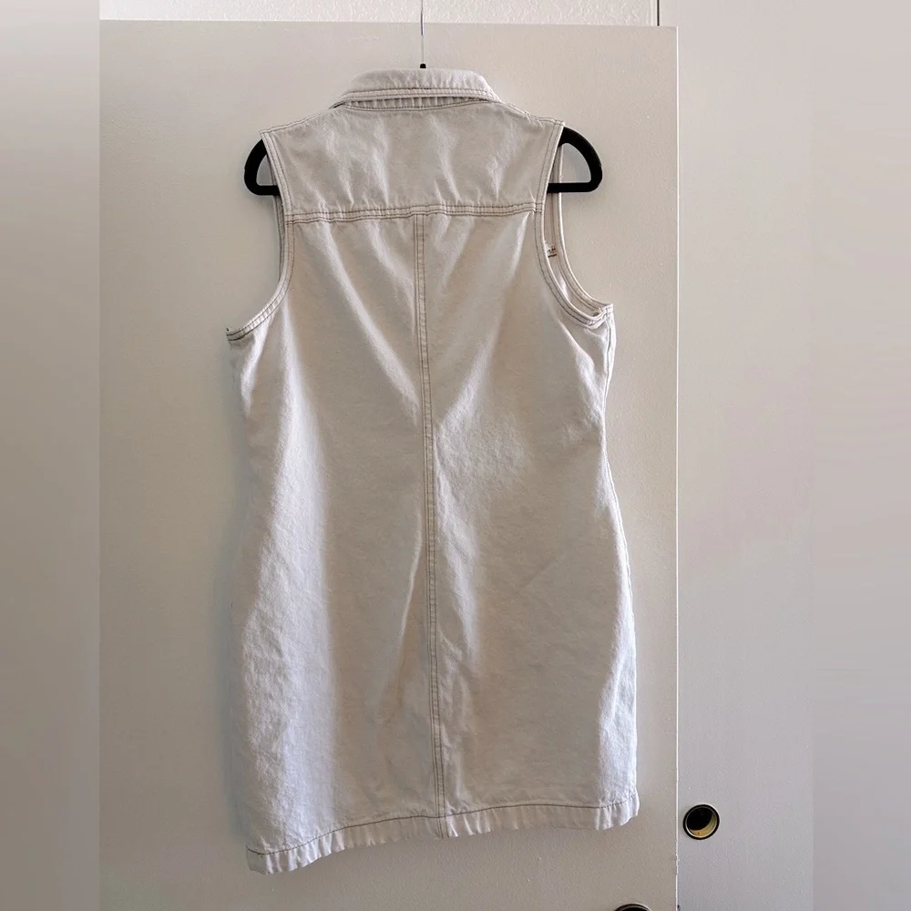 Cotton On denim button front sleeveless dress - Picture 3 of 4